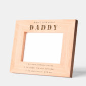 Gepersonaliseerde Daddy Daughter/Son Foto Lijst Gegraveerde Lijstjes (Links)