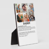 Gepersonaliseerde Daddy Definition 6 Fotocollage Fotoplaat (Zijkant)