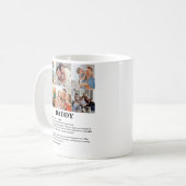 Gepersonaliseerde Daddy Definition 6 Fotocollage Koffiemok (Voorkant links)