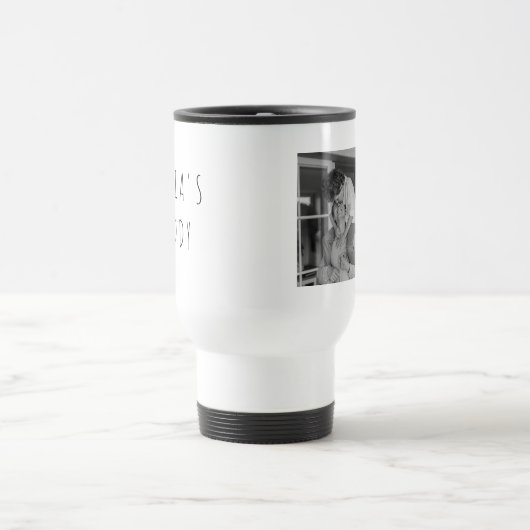 Gepersonaliseerde Daddy Photo Travel Mug | Aangepa Reisbeker (Center)