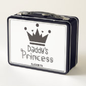 Gepersonaliseerde Daddy's Princess Lunch Box (Achterkant)