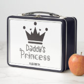 Gepersonaliseerde Daddy's Princess Lunch Box (In situ)