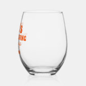 Gepersonaliseerde Dad's Thanksgiving Sippy Cup Wijnglas Zonder Voet (Links)