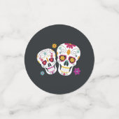 Gepersonaliseerde Dag van de Dode Thema Verjaardag Confetti (Kleine voorkant)