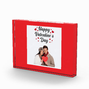 Gepersonaliseerde Dag van de valentijn Fotoblokken
