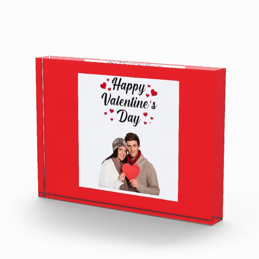 Gepersonaliseerde Dag van de valentijn Fotoblokken (Rechts)