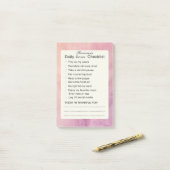 Gepersonaliseerde Dagelijkse Checklist voor Zelfzo Post-it® Notes (Op bureau)