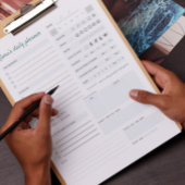 Gepersonaliseerde Dagelijkse Planner Mentaal & Fys Notitieblok