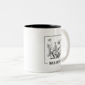 Gepersonaliseerde Daisies & Wildflowers Mok (Voorkant rechts)