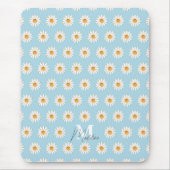 Gepersonaliseerde Daisy Floral Mousepad – Aangepas Muismat (Voorkant)