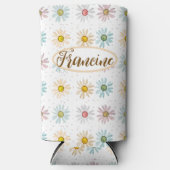 Gepersonaliseerde Daisy Koelbox Seltzer Blikjeskoeler (Voorkant)