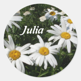 Gepersonaliseerde Daisy Stickers