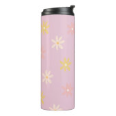 Gepersonaliseerde Daisy Thermal Tumbler Thermosbeker (Gedraaid links)