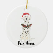Gepersonaliseerde Dalmatiaan Keramisch Ornament (Voorkant)