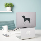Gepersonaliseerde Dalmatiaan Sticker (Laptop op bureau)