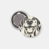 Gepersonaliseerde Dalmatian Dog Magneet (Voorkant / Achterkant)