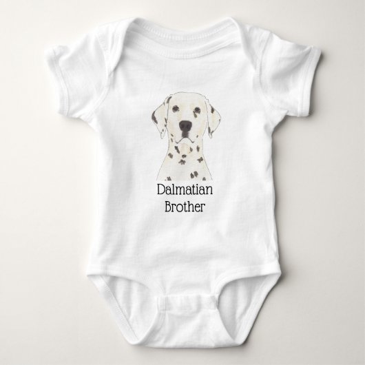 Gepersonaliseerde Dalmatian Dog Romper (Voorkant)