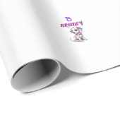 Gepersonaliseerde Dalmatische Puppy Monogram - Cadeaupapier (Rol Hoek)