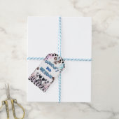 Gepersonaliseerde Dalmatische Puppy Verjaardag Wat Cadeaulabel (Met Touw)