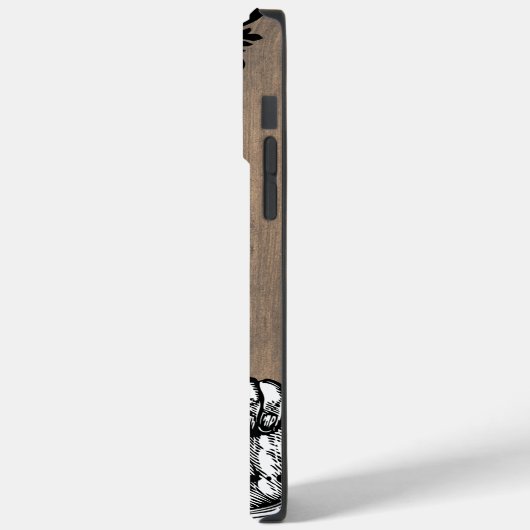 Gepersonaliseerde Damask Barn Wood Vines Case-Mate iPhone Case (Achterkant / Links)