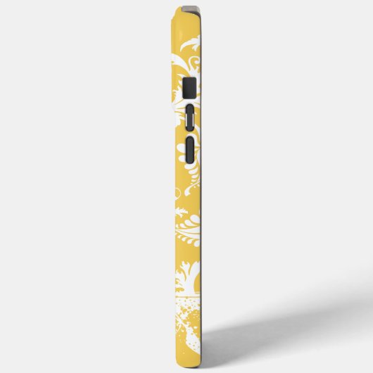 Gepersonaliseerde Damask iPhone Hoesje-u kiest Kle Case-Mate iPhone Case (Achterkant / Links)