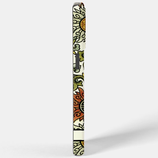 Gepersonaliseerde Damask iPhone Hoesje-u kiest Kle Case-Mate iPhone Case (Achterkant / Rechts)