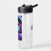 Gepersonaliseerde dame in hoofdtelefoon waterfles (Links)