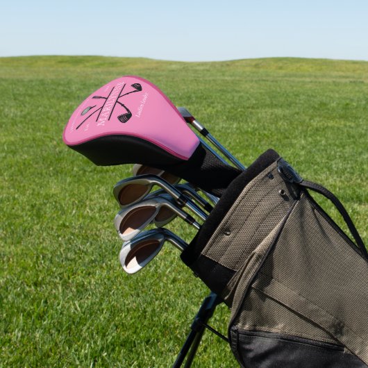 Gepersonaliseerde Dames Club Naam Golfheadcover (Insitu)