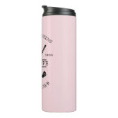 Gepersonaliseerde Dames Golf Club Naam Thermosbeker (Geroteerd rechts)