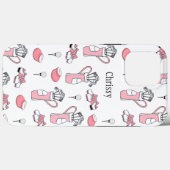 Gepersonaliseerde dames Golfer Case-Mate iPhone Case (Achterkant (horizontaal))