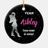 Gepersonaliseerde dance Girls Sparkle and Shine Keramisch Ornament (Achterkant)