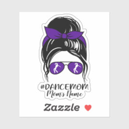 Gepersonaliseerde Dance Moeder Sticker