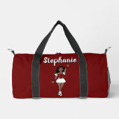 Gepersonaliseerde Dancer Duffle Bag Red Spark #1 Plunjezak (Voorkant)