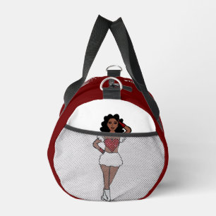 Gepersonaliseerde Dancer Duffle Bag Red Spark #1 Plunjezak