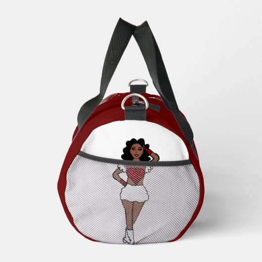 Gepersonaliseerde Dancer Duffle Bag Red Spark #1 Plunjezak (Rechts)
