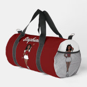 Gepersonaliseerde Dancer Duffle Bag Red Spark #1 Plunjezak (Rechterhoek)