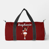 Gepersonaliseerde Dancer Duffle Bag Red Spark #2 Plunjezak (Voorkant)