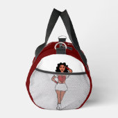 Gepersonaliseerde Dancer Duffle Bag Red Spark #2 Plunjezak (Rechts)
