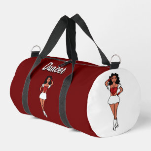Gepersonaliseerde Dancer Duffle Bag Red Spark #2 Plunjezak