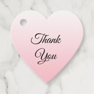 Gepersonaliseerde dank je Faded roze Gift Bedankjes Labels