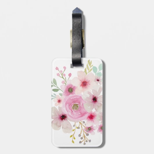 Gepersonaliseerde dank U Bridal Party Bridesmaid Bagagelabel (Achterkant verticaal)