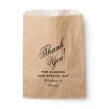 Gepersonaliseerde dank u bruiloft