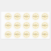 Gepersonaliseerde dank u Cherry Blossom Labels (Vel)