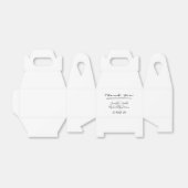 Gepersonaliseerde dank U Favorieten Toevoegen Name Bedankdoosjes (Uitgevouwen)