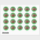 Gepersonaliseerde dank u Football Sticker (Vel)