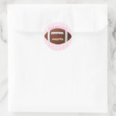 Gepersonaliseerde dank u Football Sticker (Tas)