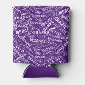 Gepersonaliseerde Dank u Koelbox Gift Uw kleuren Blikjeskoeler (Voorkant)