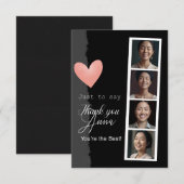 Gepersonaliseerde Dank u Plat Wenskaart Bedankkaart (Voorkant / Achterkant)