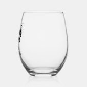 Gepersonaliseerde dank u Quinceanera Party Favors Wijnglas Zonder Voet (Links)