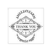 Gepersonaliseerde  dank u rubberstempel (Afrduk)